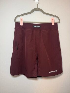 Alphalete Infinity Men's Maroon Training Shorts